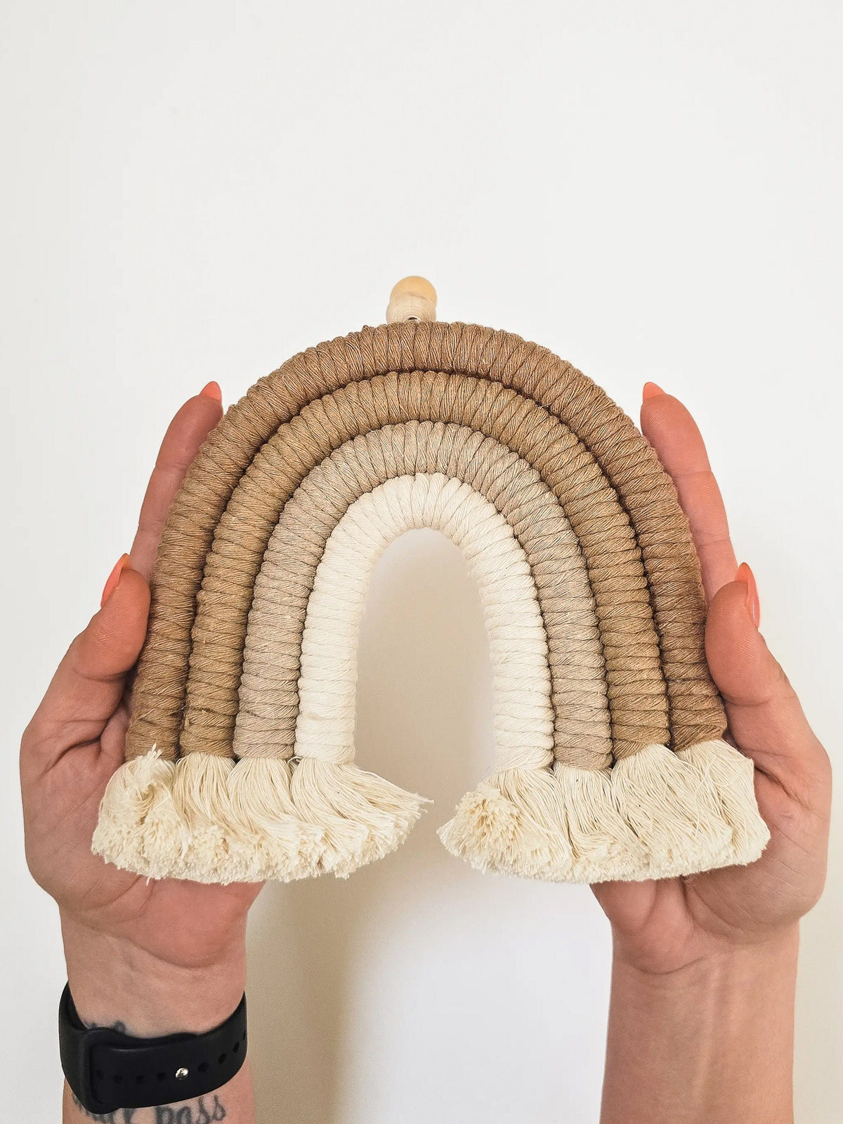 A Branch & Cord Macrame Kit Light Mocha DIY Rainbow Beginner Macrame Kit