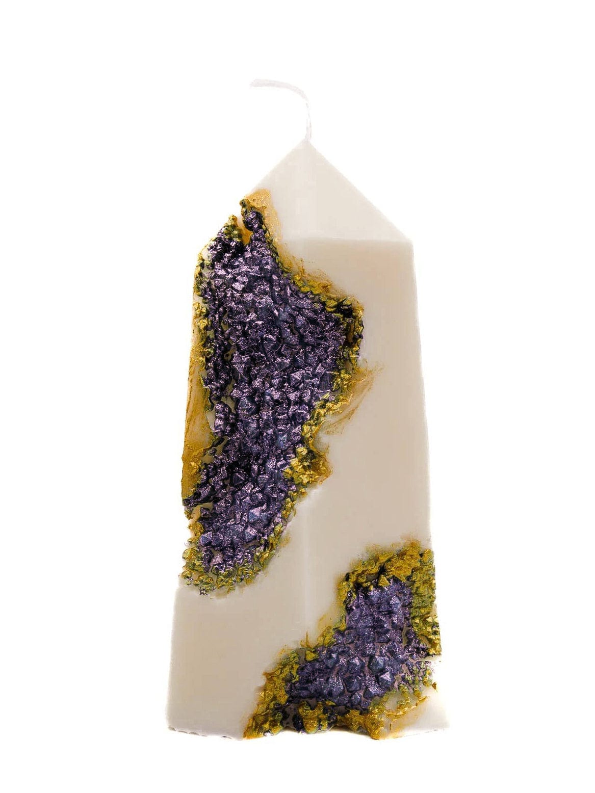 A Pleasant Thought Candles Amethyst Geode Pillar Candle