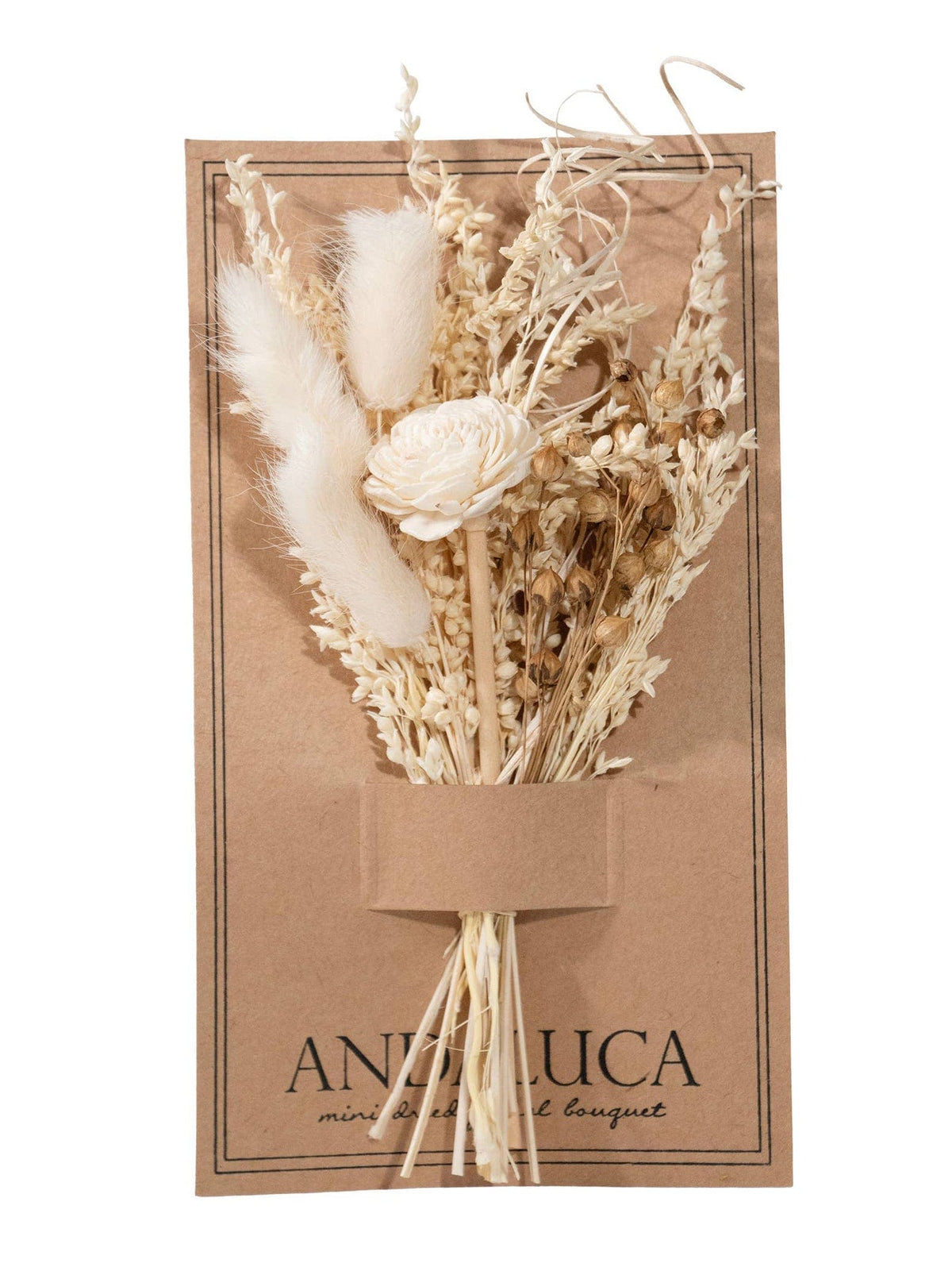 Andaluca Dried flower bouquet Ivory Wildflower Mini Bouquet