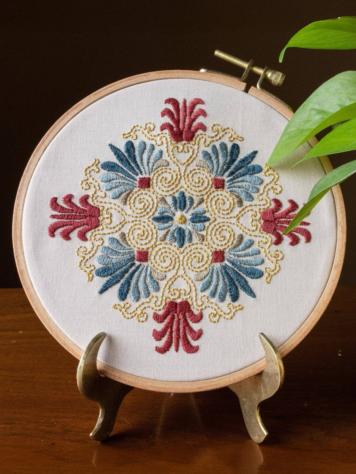 6" Beginner Athenian Palmette Embroidery Kit