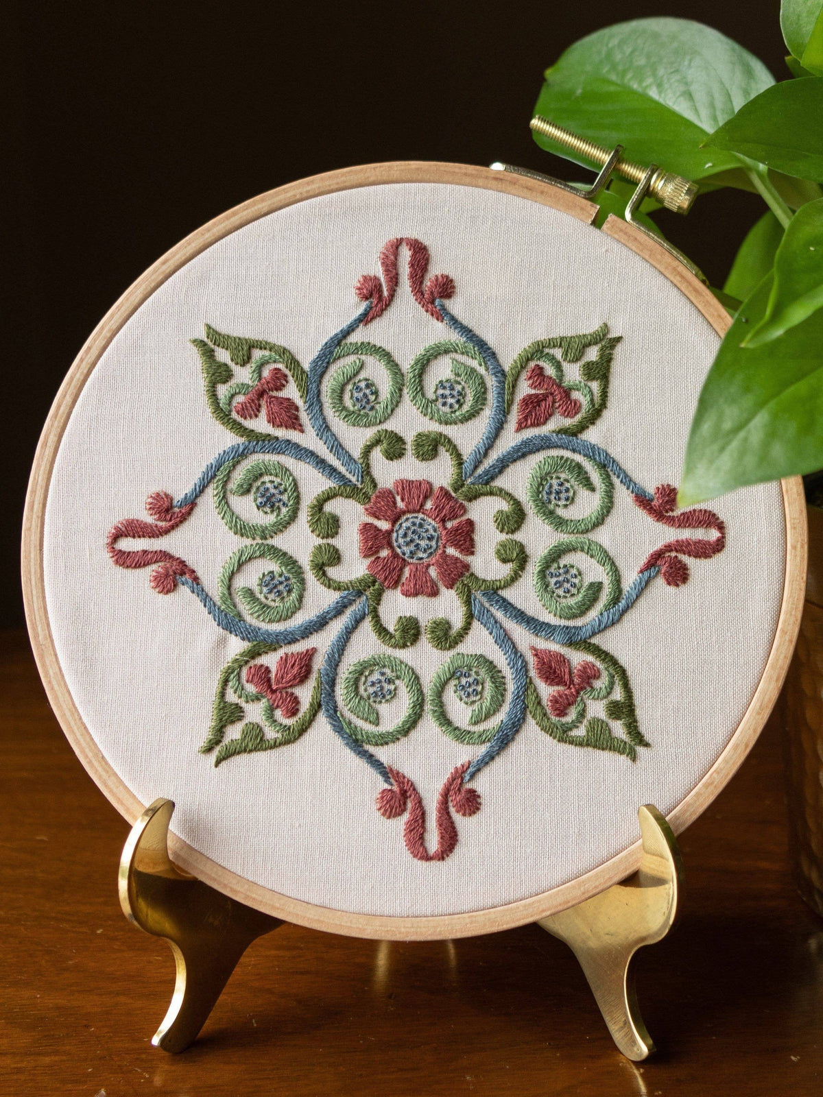 6" Beginner Georgian Rose Embroidery Kit