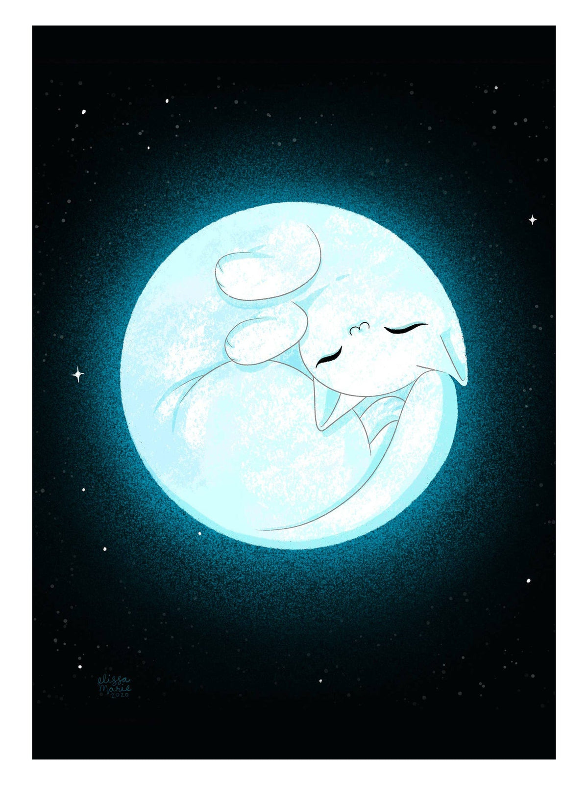 Elissa Marie Creative Giclee Print Full Mewn Art Print