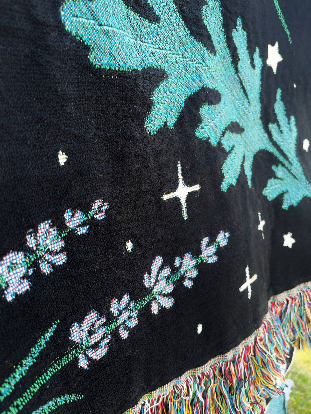 Elissa Marie Creative Herbaceous Throw Blanket | herbs | botanical | tapestry: 50"x60"