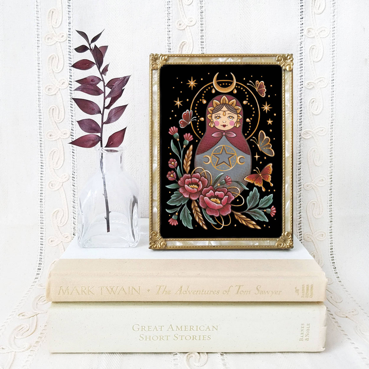 Faina Lorah Matryoshka Art Print Folk Decor: 5x7
