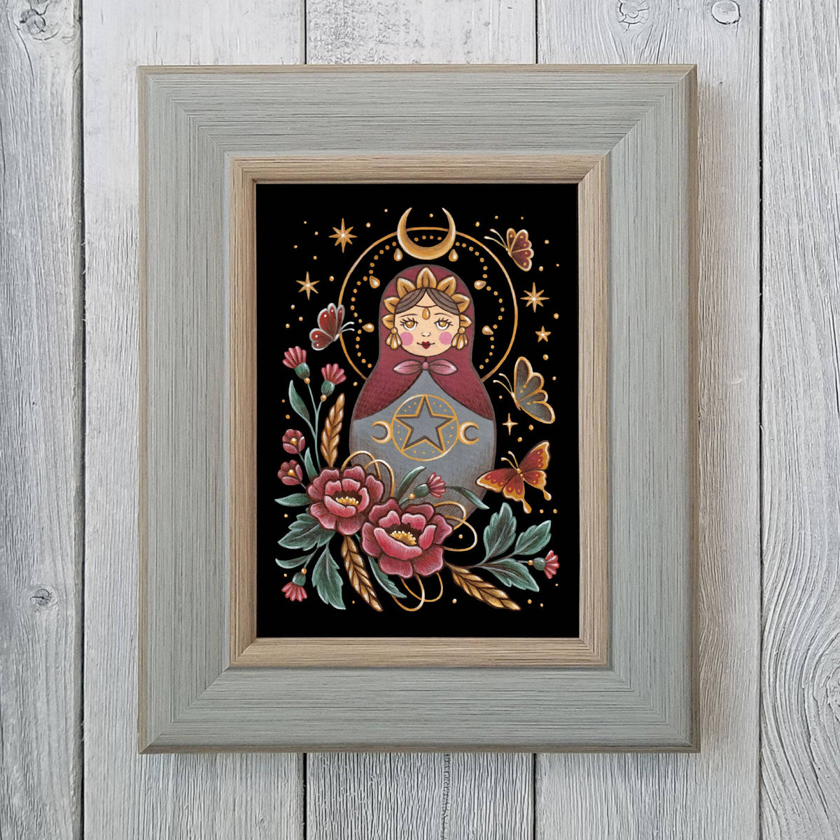 Faina Lorah Matryoshka Art Print Folk Decor: 5x7