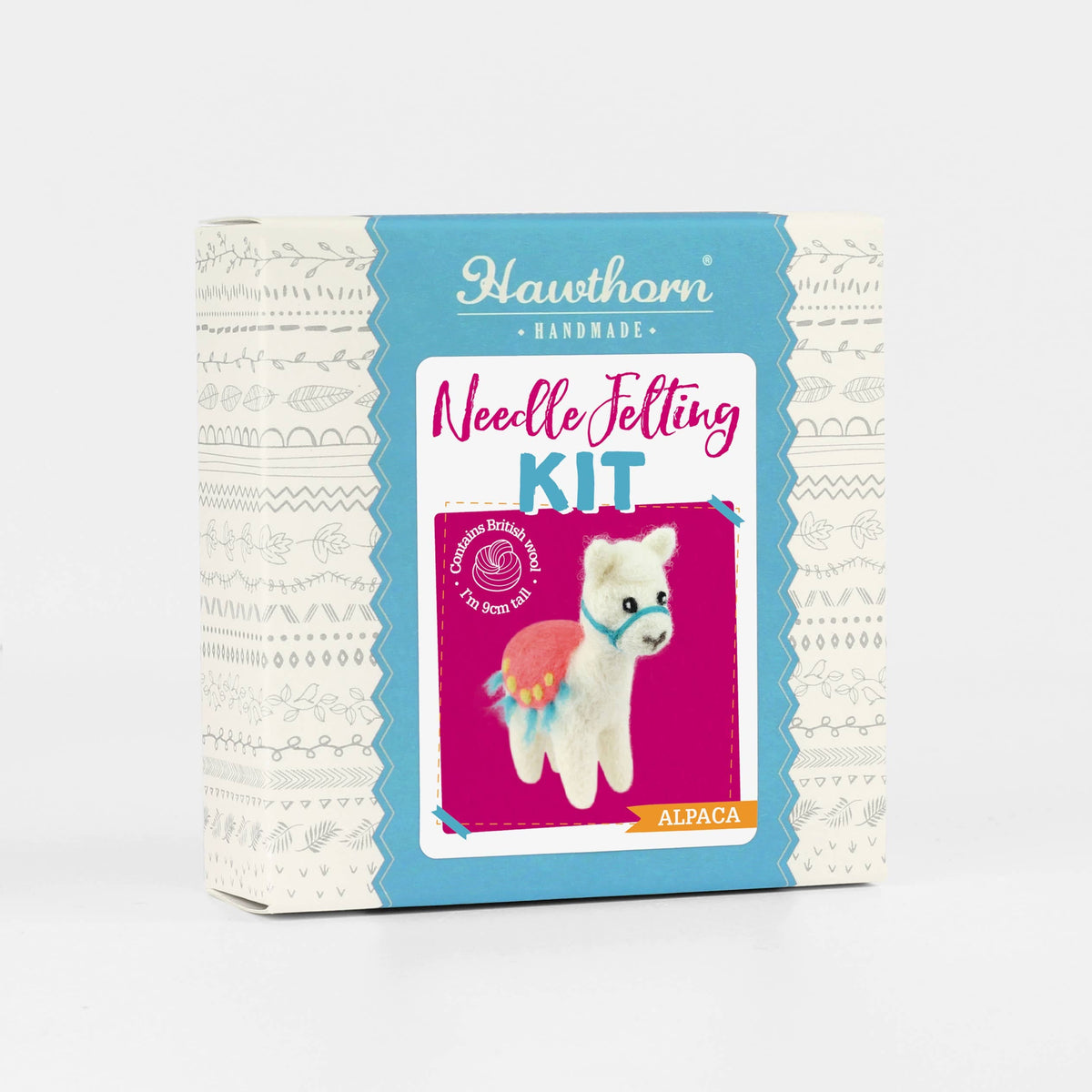 Hawthorn Handmade Alpaca Mini Needle Felting Kit | Complete Craft Kit