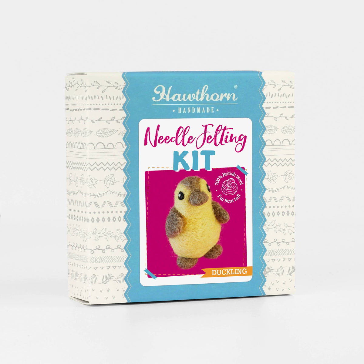 Hawthorn Handmade Duckling Mini Needle Felting Kit | Complete Craft Kit