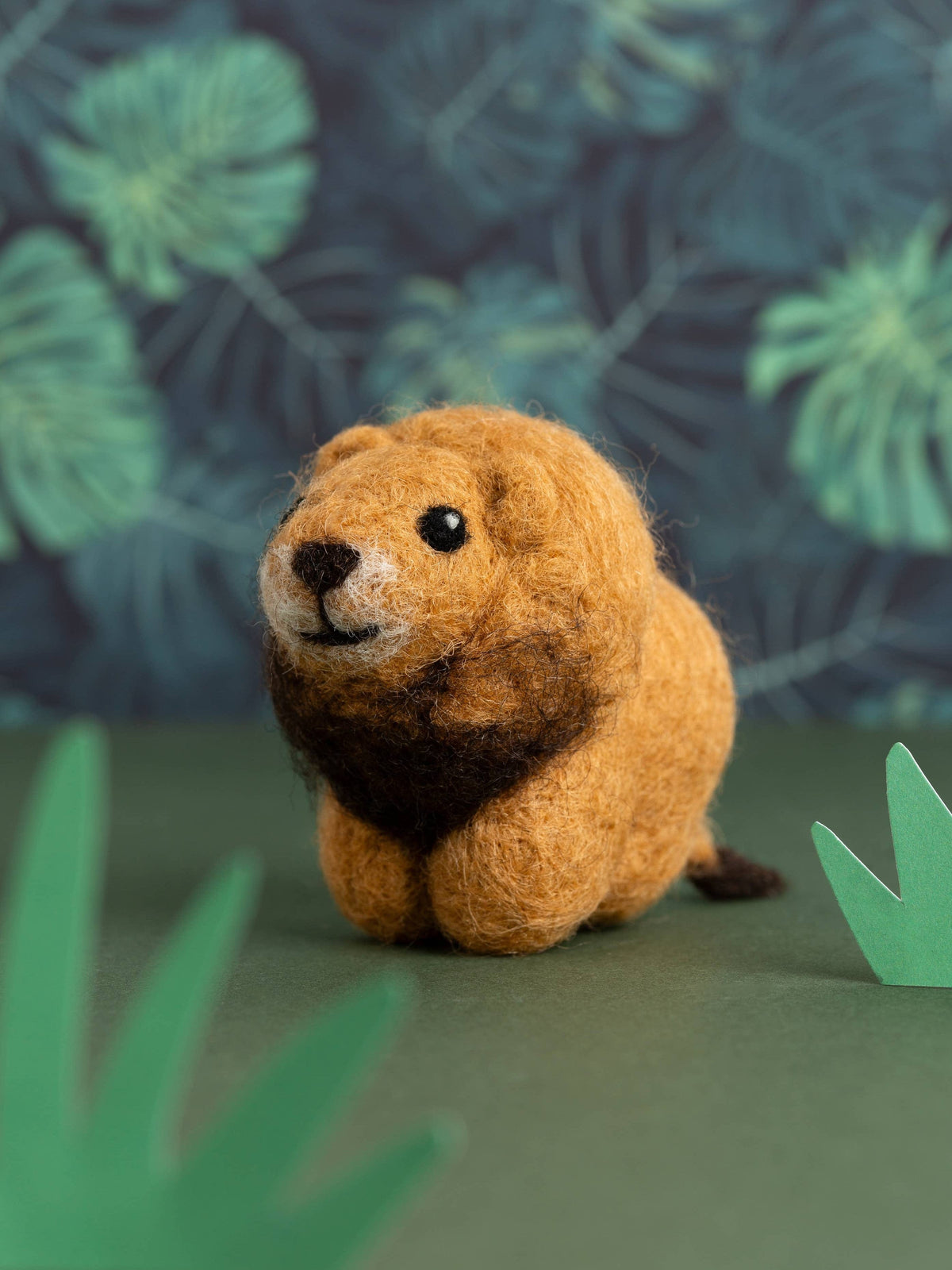 Beginner Mini Lion Needle Felting Craft Kit