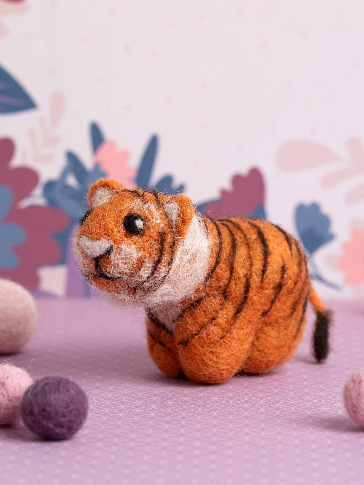 Beginner Mini Tiger Needle Felting Craft Kit