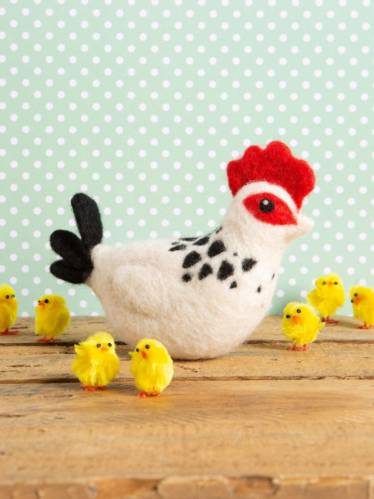 Hawthorn Handmade Needle Felting Kit Beginner Sussex Chicken Needle Felting Craft Kit