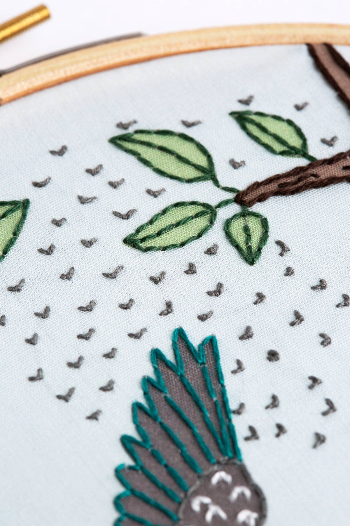Hawthorn Handmade Starling Song Embroidery Kit | Complete Craft Kit