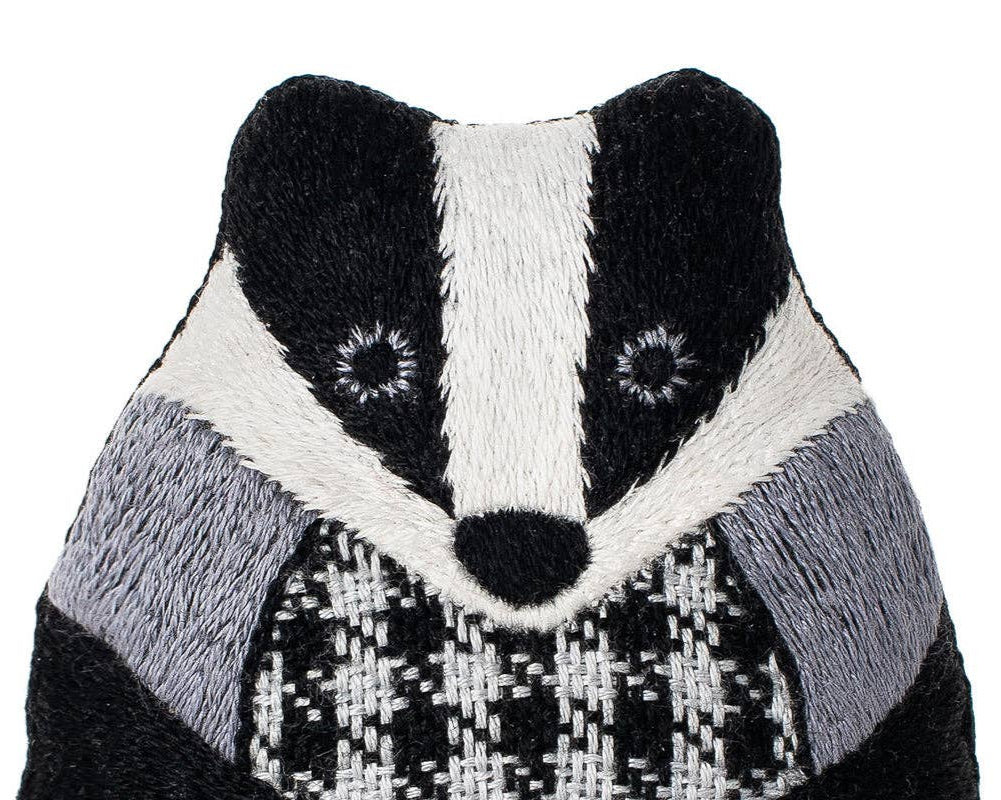 Kiriki Press Badger - Embroidery Kit