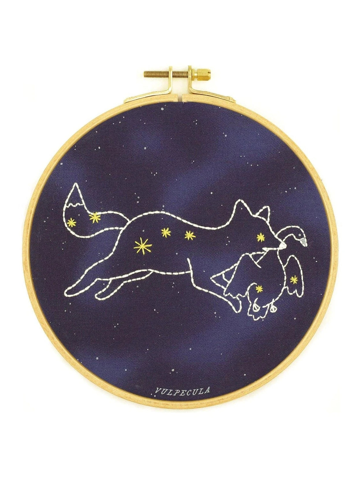 6" Beginner "Vulpecula" Constellation Embroidery Kit