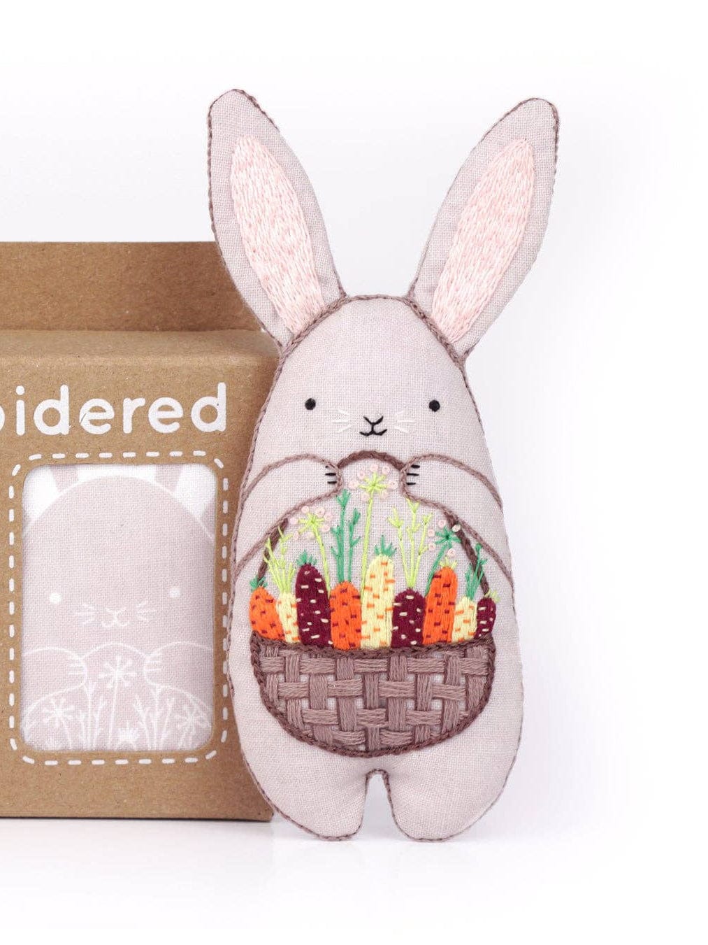 Kiriki Press Embroidery Kit Basic kit Beginner "Bunny" Embroidery Doll Kit
