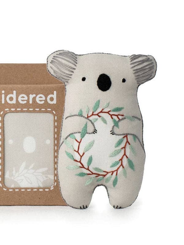 Kiriki Press Embroidery Kit Basic kit Beginner "Koala" Embroidery Doll Kit