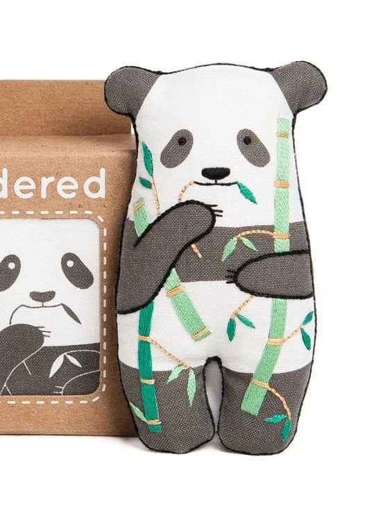 Beginner "Panda" Embroidery Doll Kit
