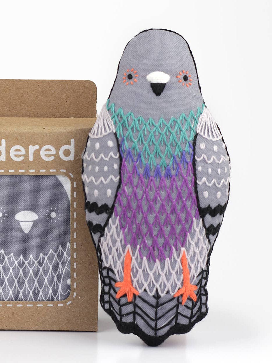 Beginner "Pidgeon" Embroidery Doll Kit