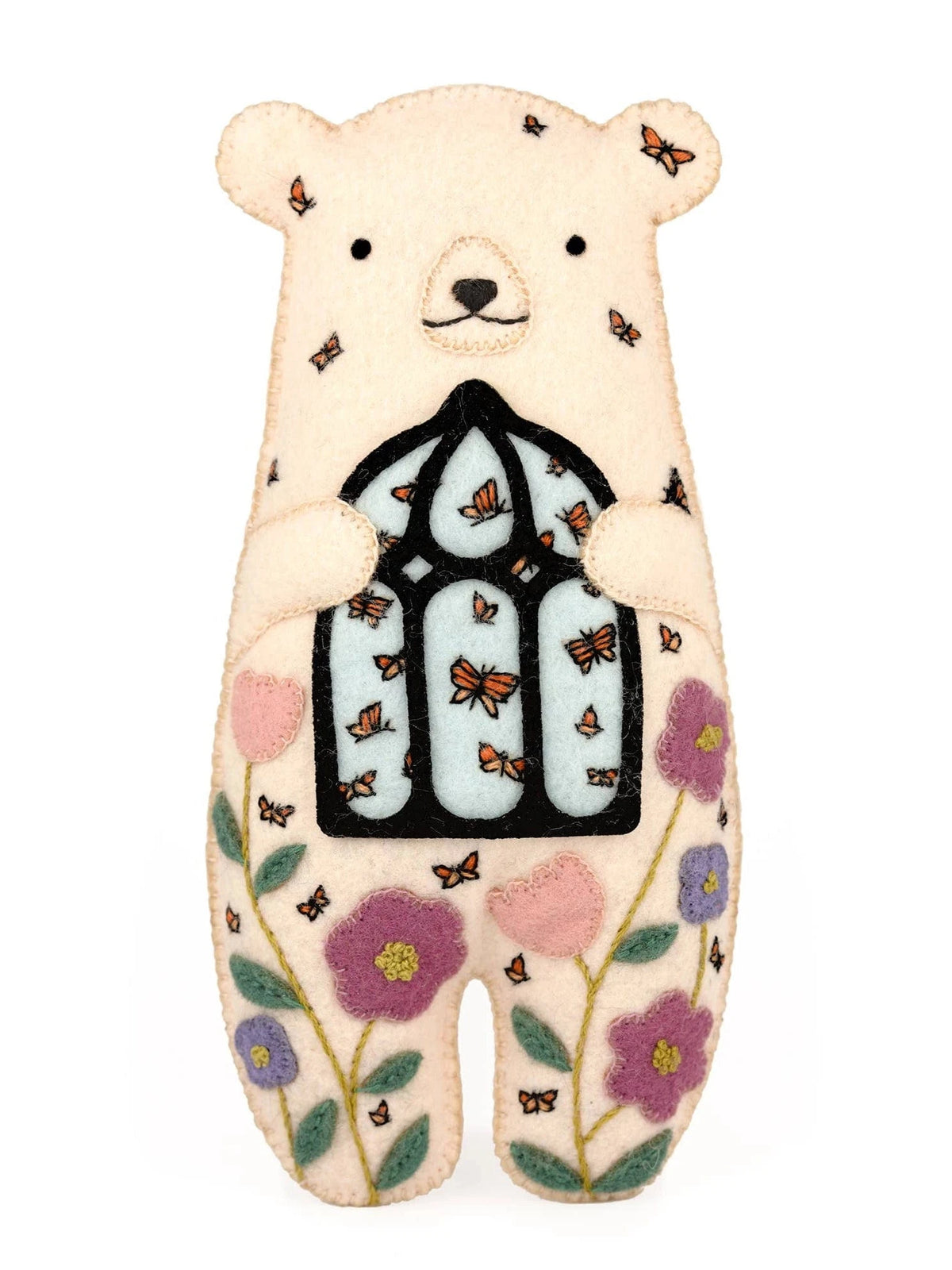 *Limited Edition* Beginner Bloombear Embroidery & Felt Doll Kit