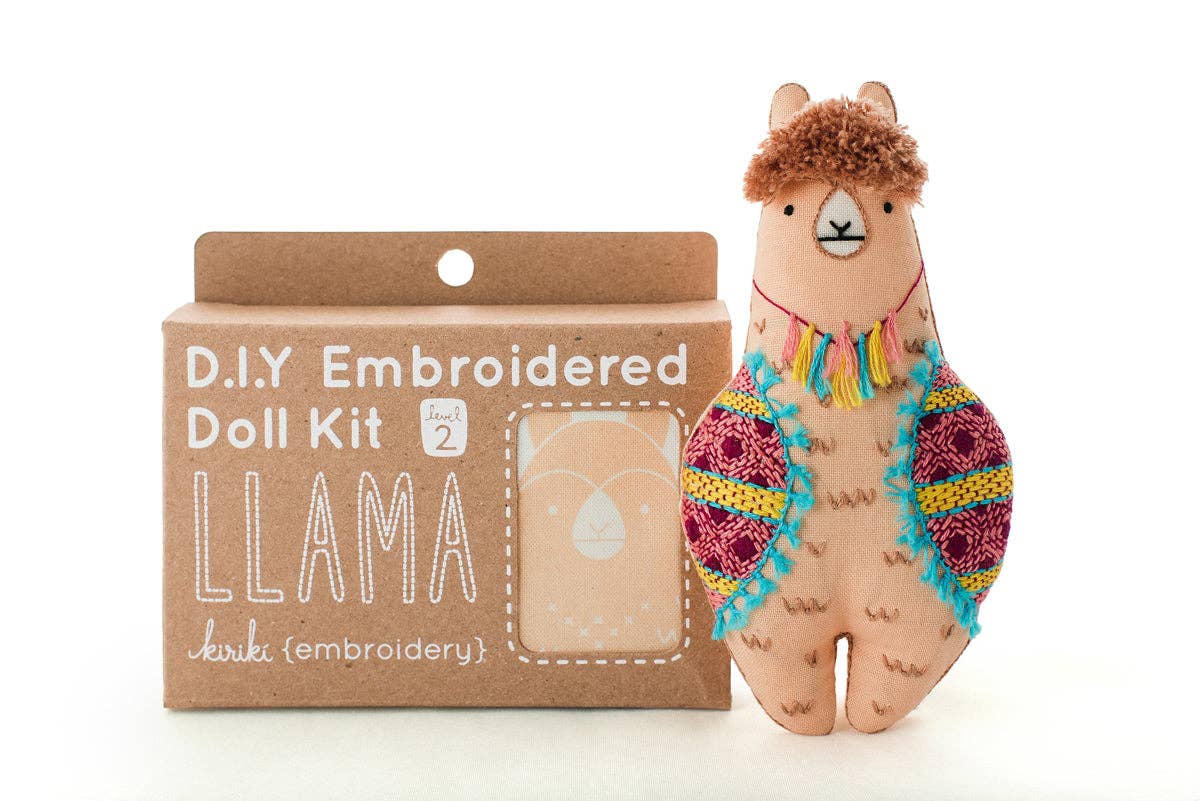 Kiriki Press Llama - Embroidery Kit