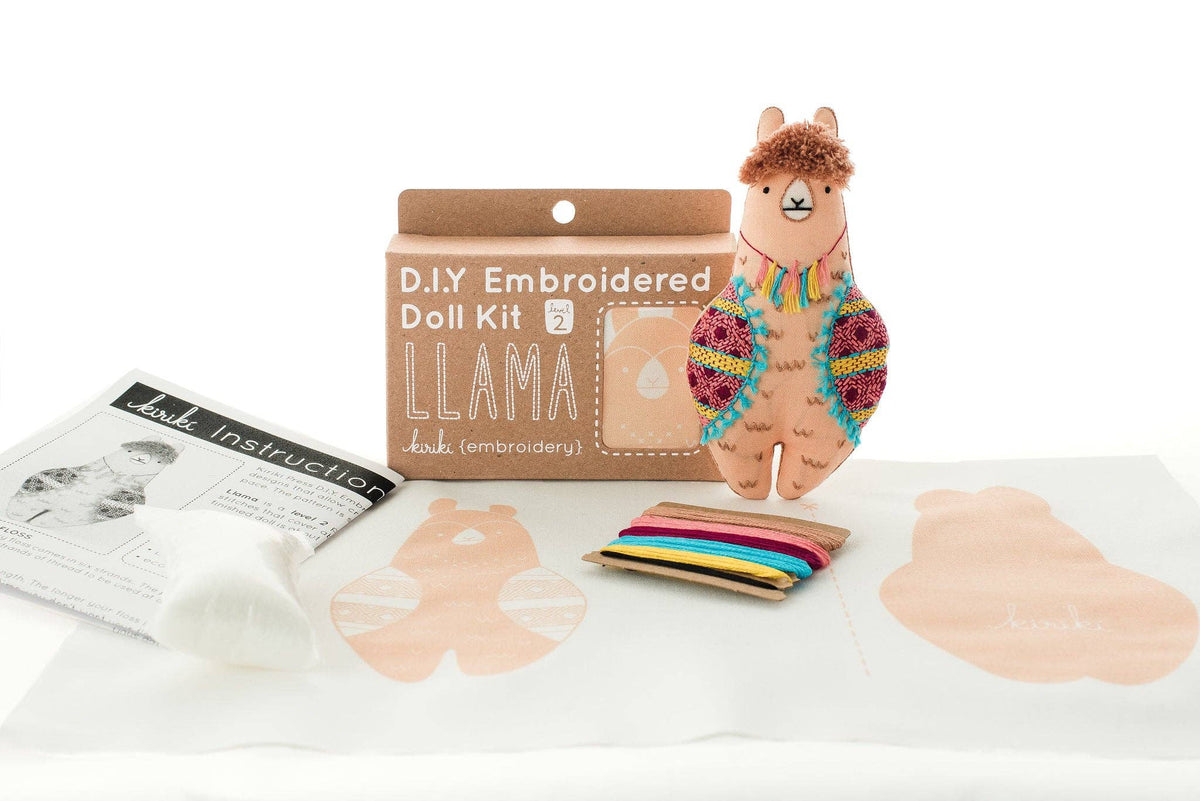 Kiriki Press Llama - Embroidery Kit