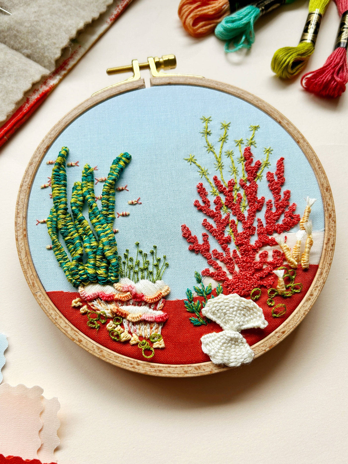 5" Under the Sea 3D Embroidery Kit
