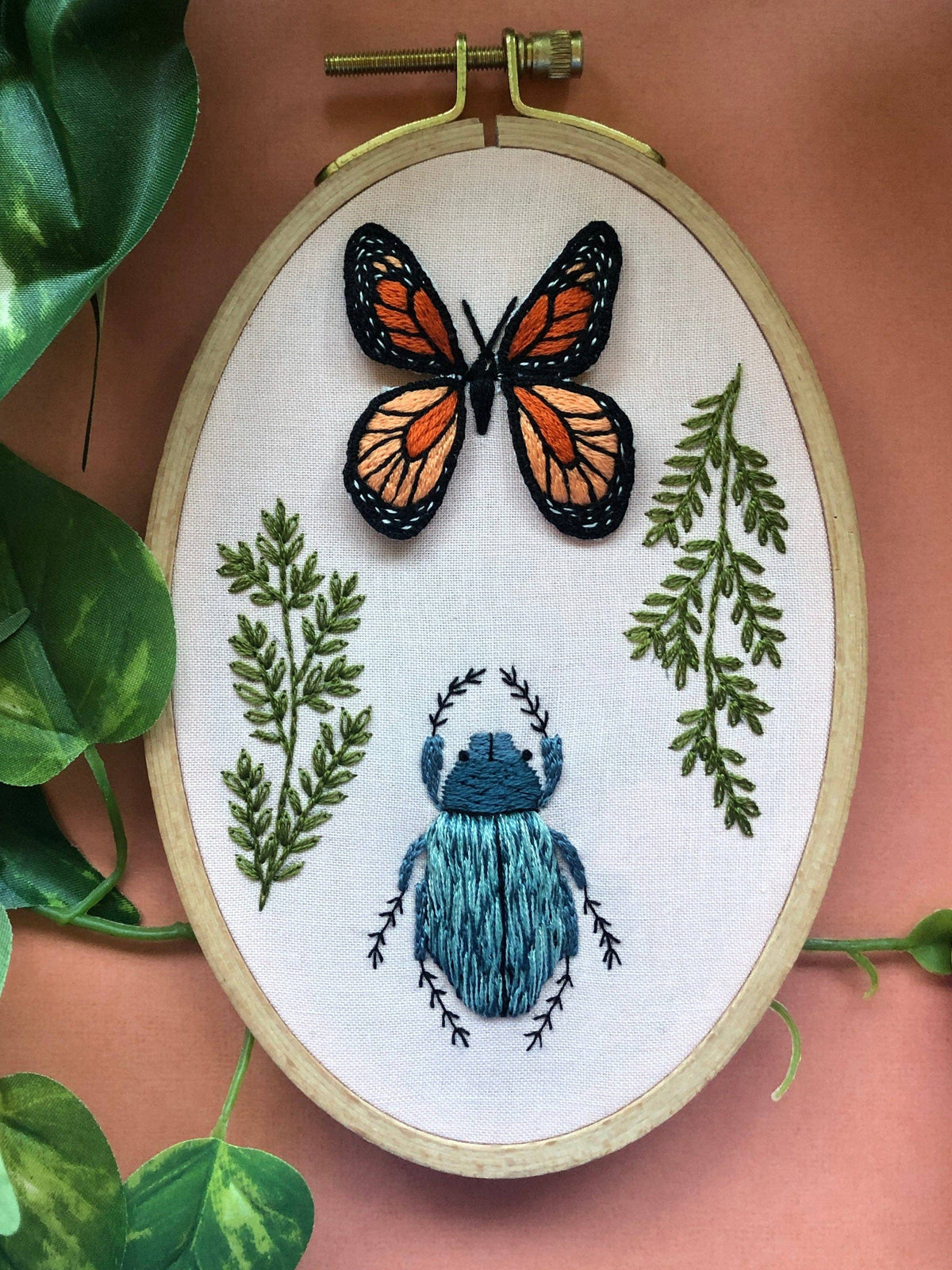 6" x 4" Bug Collector 3D Embroidery  Kit