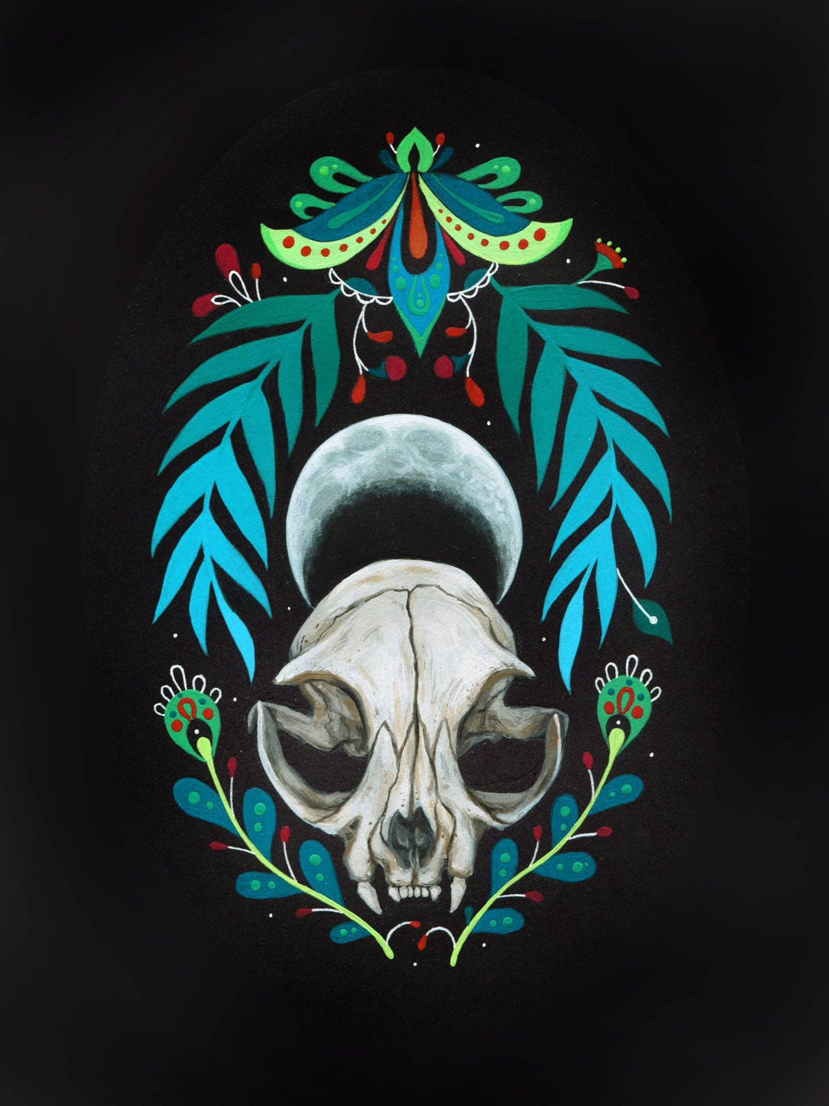 Mheld Illustration Giclee Print La Luna print