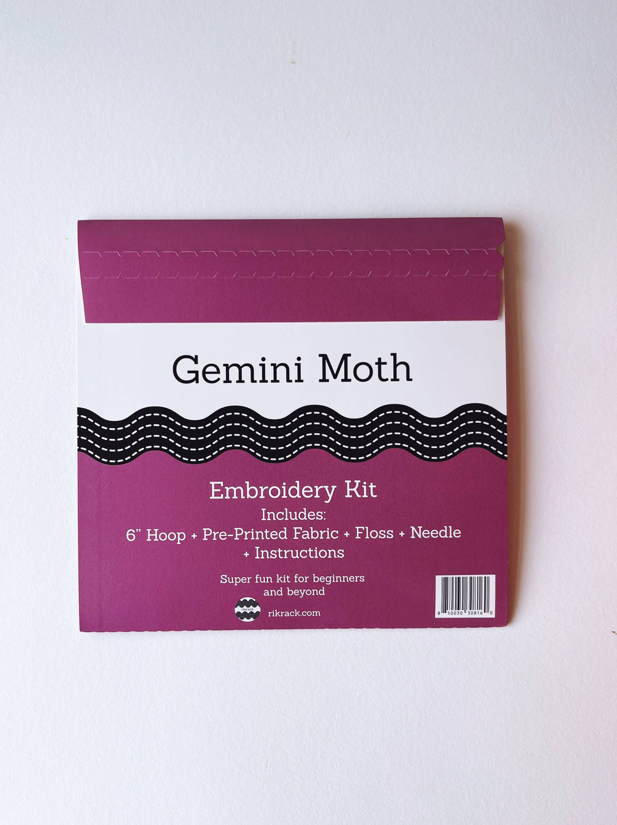 Rikrack Gemini Moths Embroidery Kit