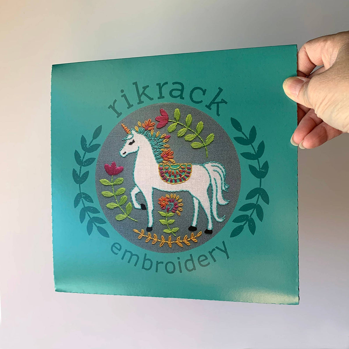 Rikrack Unicorn Embroidery Kit