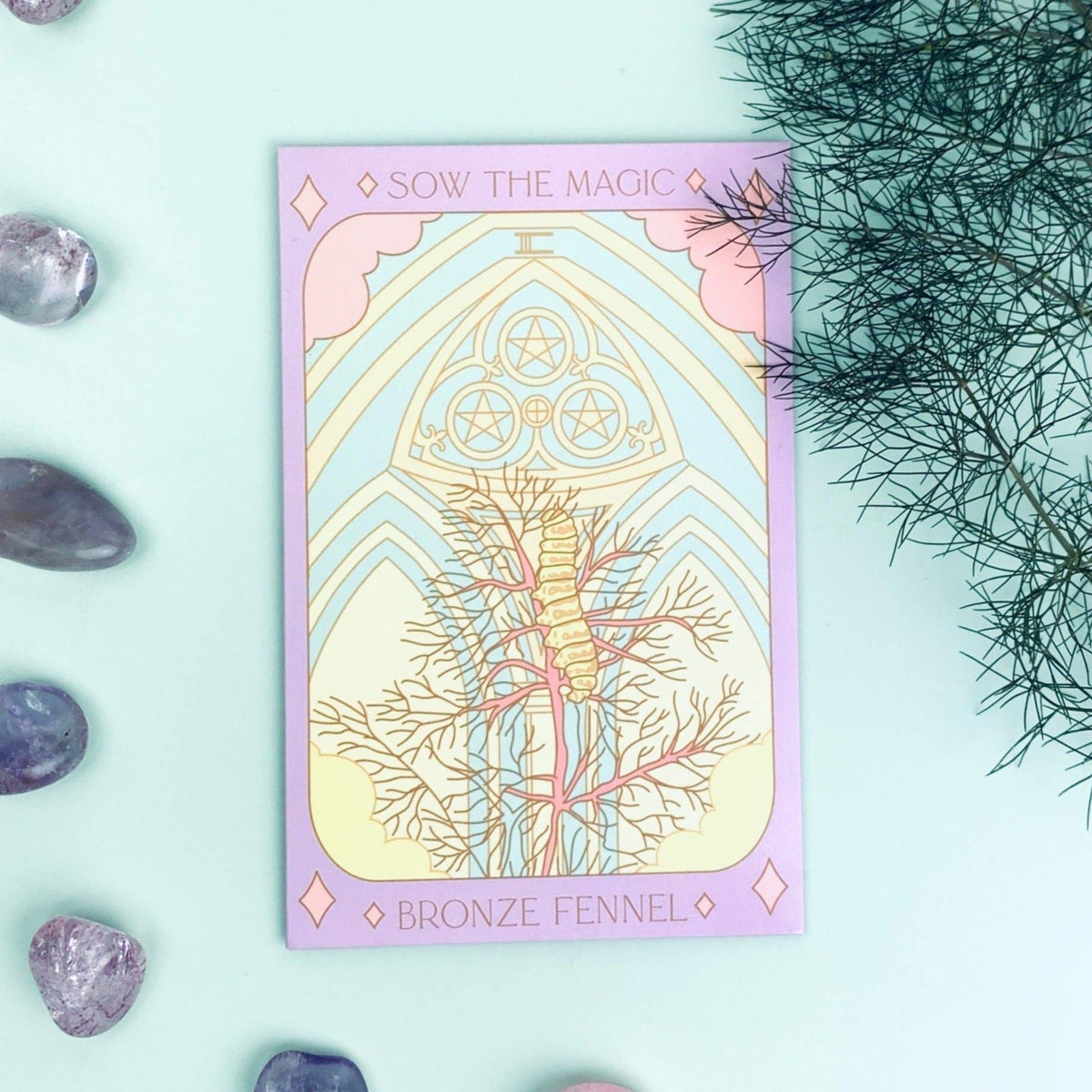 Sow the Magic Bronze Fennel Tarot Garden + Gift Seed Packet