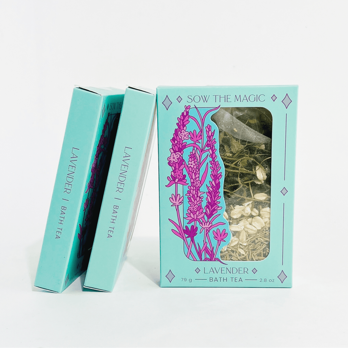 Sow the Magic Lavender Lovers Tarot Botanical Bath Tea Box