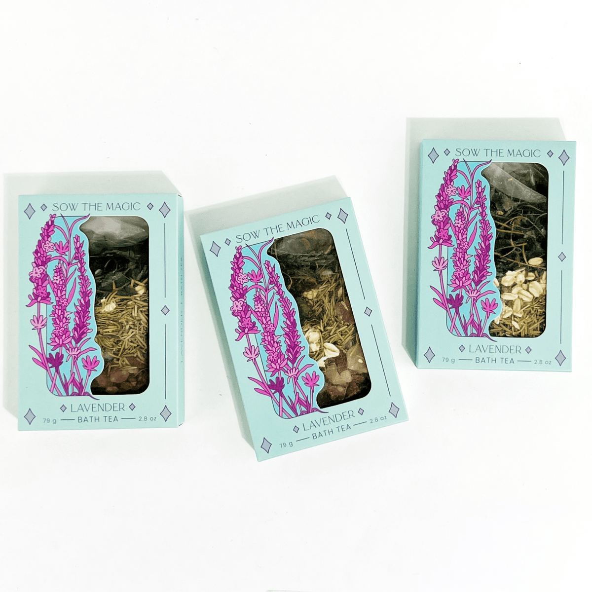 Sow the Magic Lavender Lovers Tarot Botanical Bath Tea Box