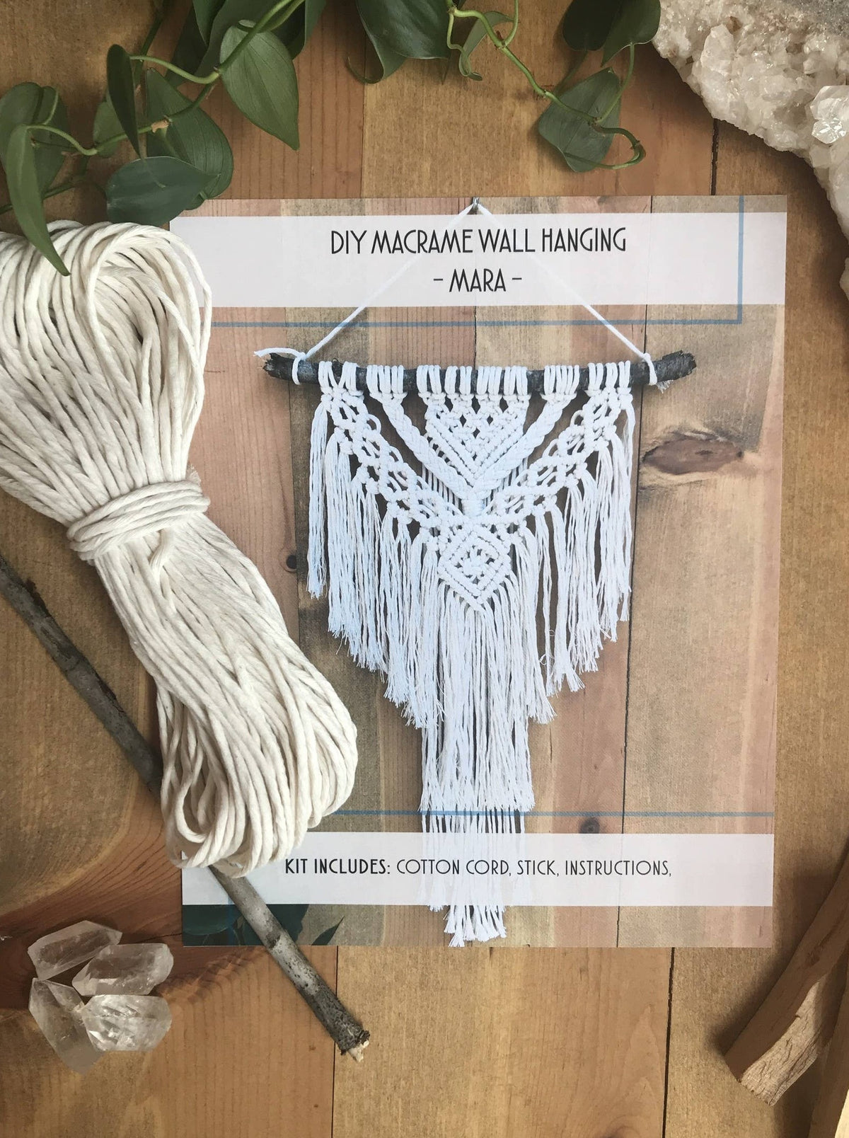 Tangled Up In Hue DIY Mara Macrame Wall Hanging Kit